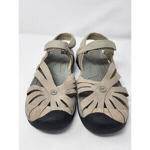 Keen Rose Sandals Womens Hiking Water Shoes Beige Beach Closed Toe Size 11